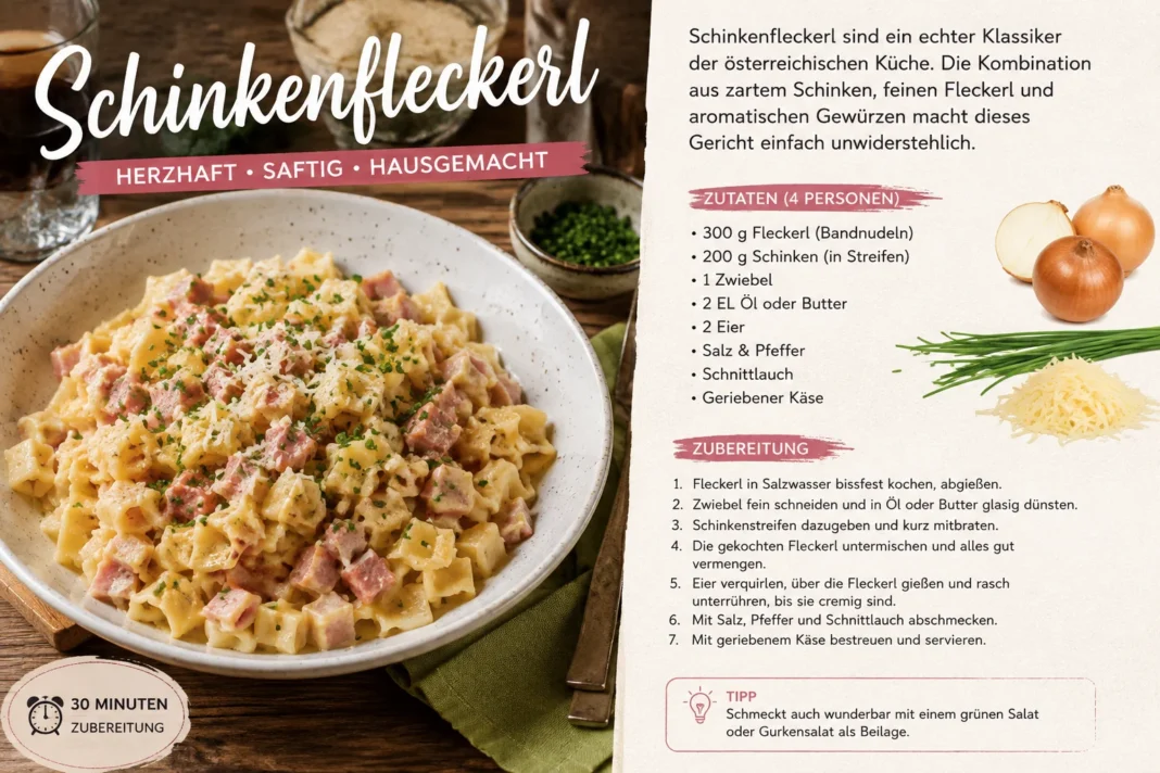 schinkenfleckerl
