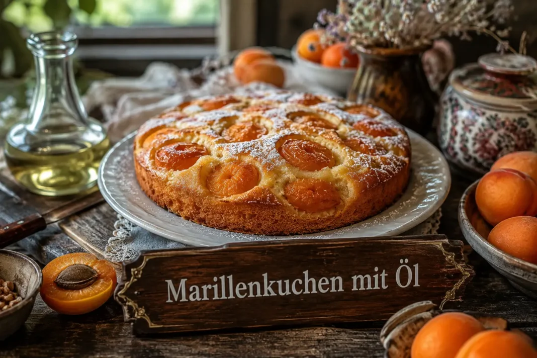 marillenkuchen mit öl