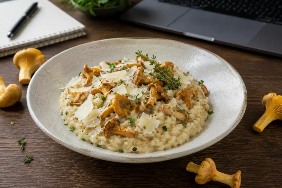 eierschwammerlrisotto